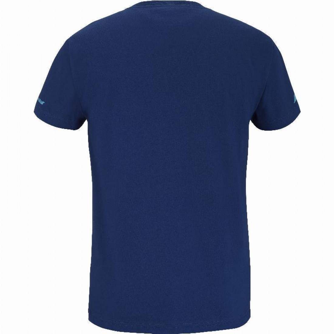 Camiseta Babolat Juan Lebron Algodon Azul Oscuro - MegaPadelStore