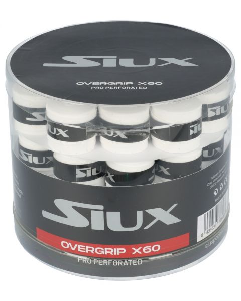 Overgrip Siux Pro Perforated x60 Blanco - MegaPadelStore