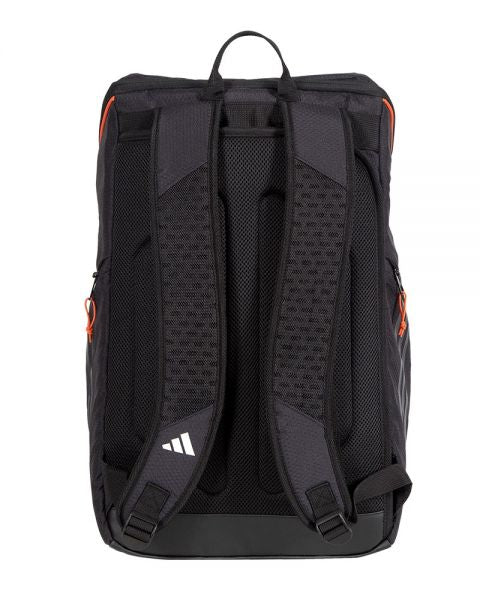 MOCHILA ADIDAS PROTOUR 3.3 NARANJA Y NEGRO - MegaPadelStore