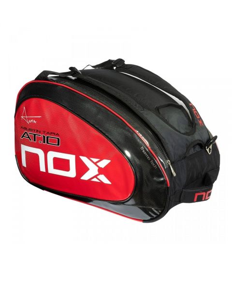 PALETERO NOX AT10 TEAM NEGRO ROJO - MegaPadelStore