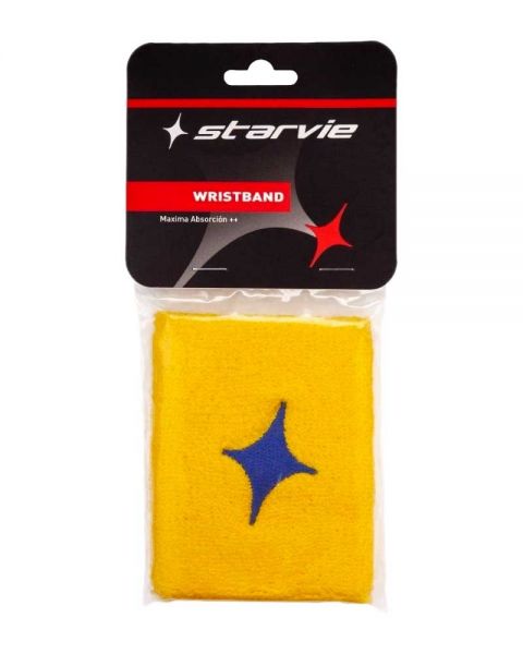 MUÑEQUERA STAR VIE YELLOW STAR BLUE - MegaPadelStore