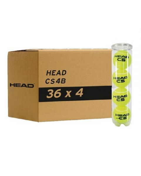 CAJON DE 36 BOTES DE 4 BOLAS HEAD CS - MegaPadelStore