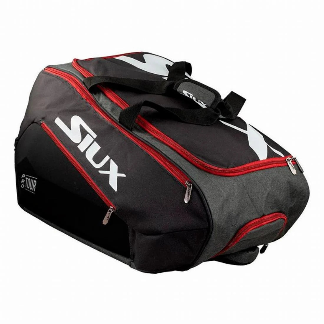 PALETERO SIUX PRO TOUR NEGRO ROJO - MegaPadelStore