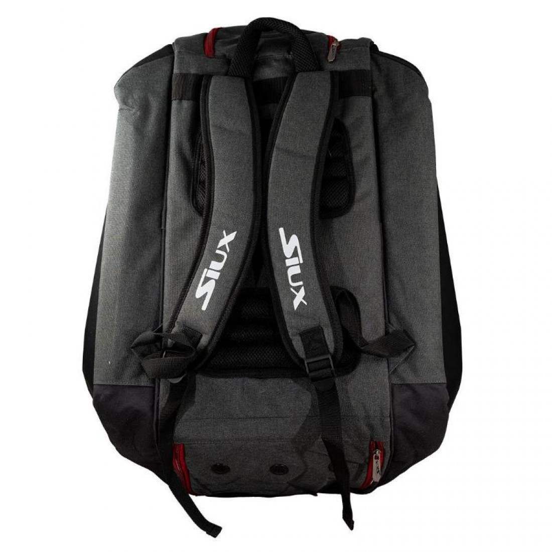 PALETERO SIUX PRO TOUR NEGRO ROJO - MegaPadelStore